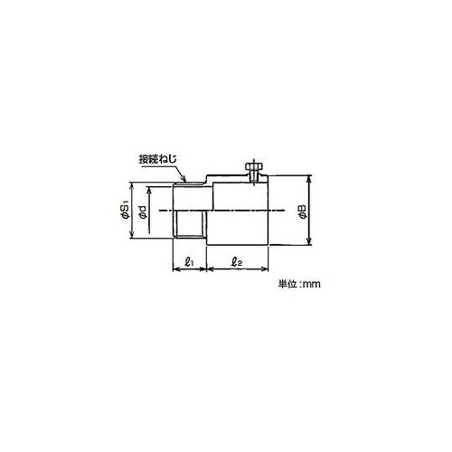 サンパイプ用ねじなしコネクタ LE2BG