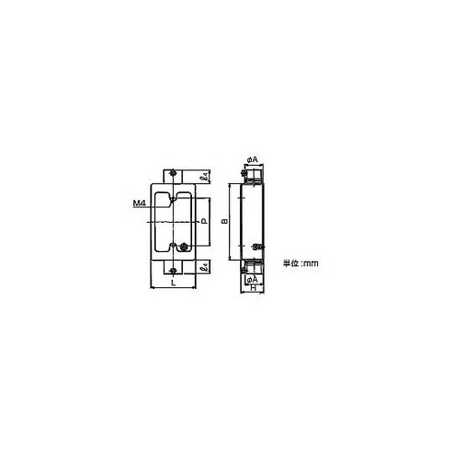 ねじ無露出SWBOX1個2方 LE2CS