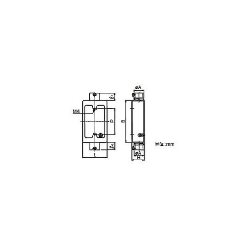 ねじ無露出SWBOX1個2方 LE2CS