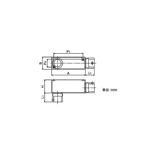 ねじ無サンパイプ用ユニバサル LECU2