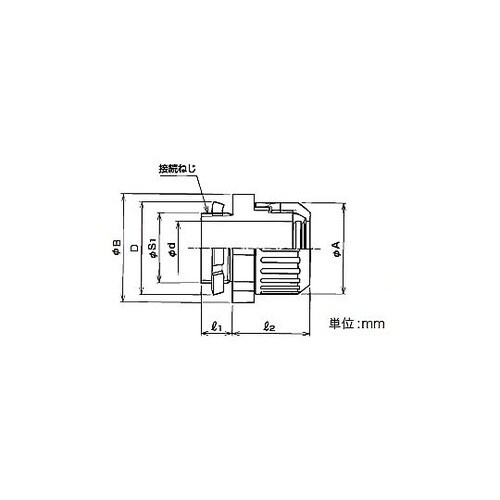 サンフレキROBO用貫通コネクタ N2V