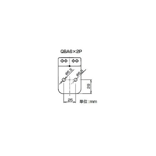 ベース用アダプタ QBA6×2P