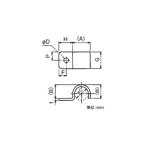 ケーブルサドル RCS3O100