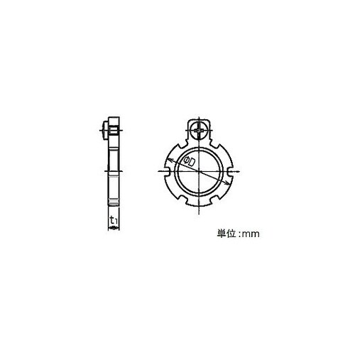 アース端子付きロックナット RLEG16