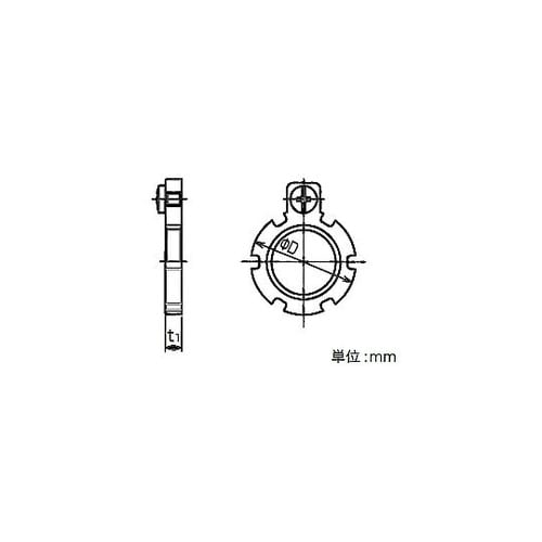 アース端子付きロックナット RLEG54