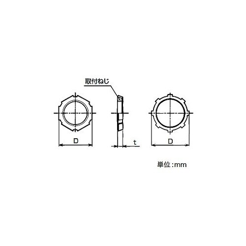 鋼製ロックナット RLPGS16
