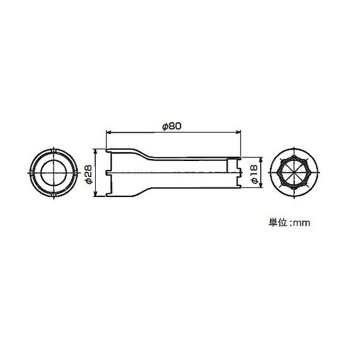 ロックナット締付工具ソケット SPTL2