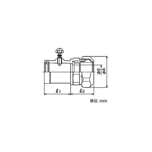 防水プリカ用ねじなしカップ WKE15