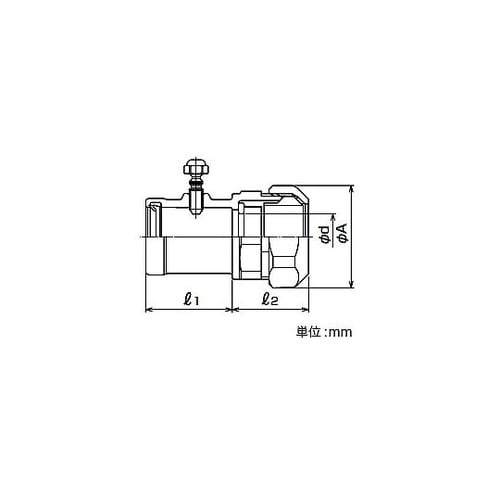 防水プリカ用ねじなしカップ WKI38−