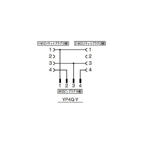 プラグインケーブル用Yプラグ YP4Q−
