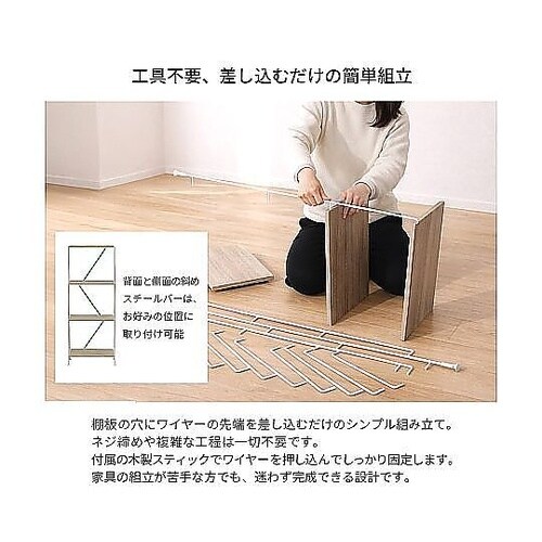 シンプルラック 40cm幅 5段 SPR