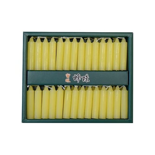 ろうそく【蜜蝋 蜂珠 蜜蝋入りキャンドル