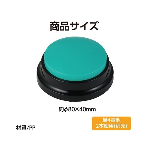 RECプッシュ エメラルドグリーン 75