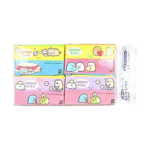 水に流せるポケットティシュ すみっコぐら