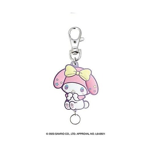 サンリオ ゆめふわ ラバーリールキーホル