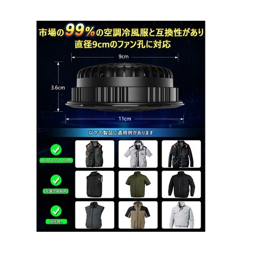 COVELL 空調冷風服フルセット(長袖