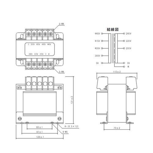 電源トランス PD42−300E