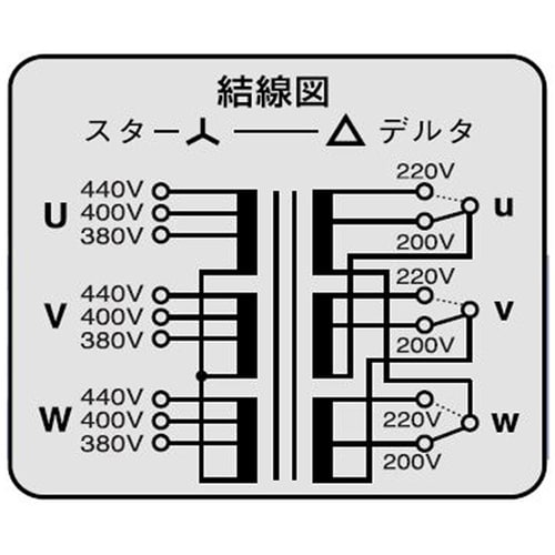 三相複巻トランス 3RT−2K