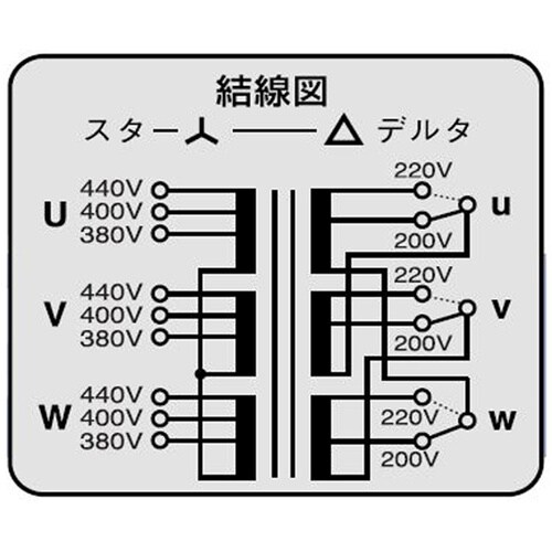 三相複巻トランス 3RT−3K
