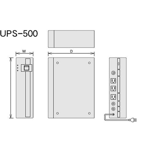 無停電電源装置 UPS−500