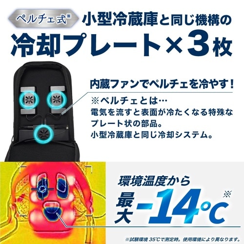ペルチェで冷却リュッククーラー「クーリュ