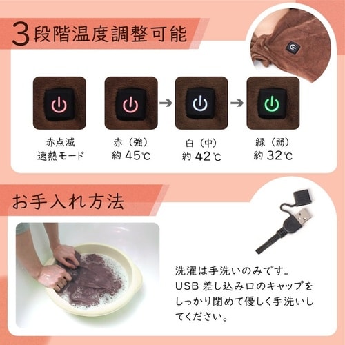 USBヒーターブランケット「ポンチョっと
