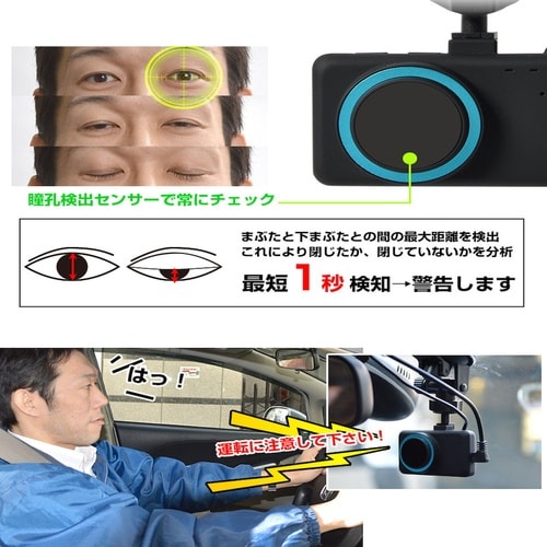 居眠り&脇見運転警告システムアイキャッチ