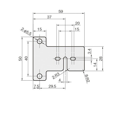 LED照明用ブラケット FSLEDB−1