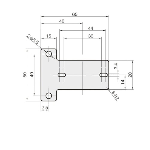 LED照明用ブラケット FSLEDB−5
