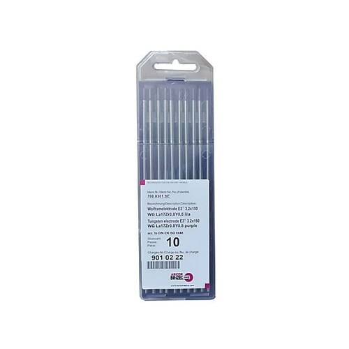 3.2mm E3タングステン電極棒(10