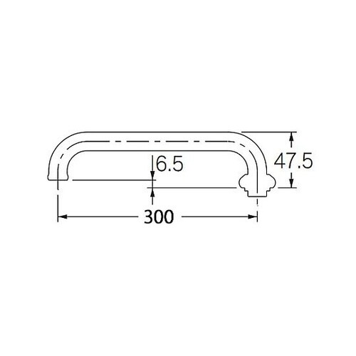 W26x20T/300mm 水栓ノズル