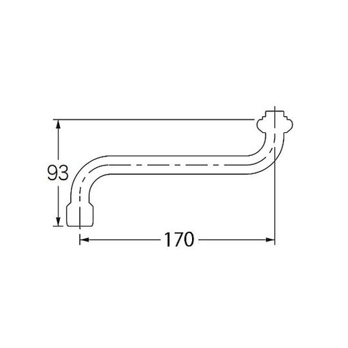W26x20T/170mm 泡沫水栓ノズ