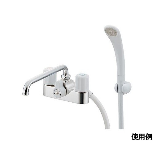G1/2” 2ハンドルシャワー付混合栓