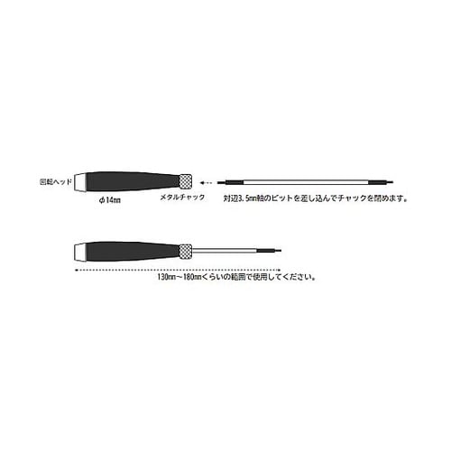 精密ドライバーセット(差替式) EA55