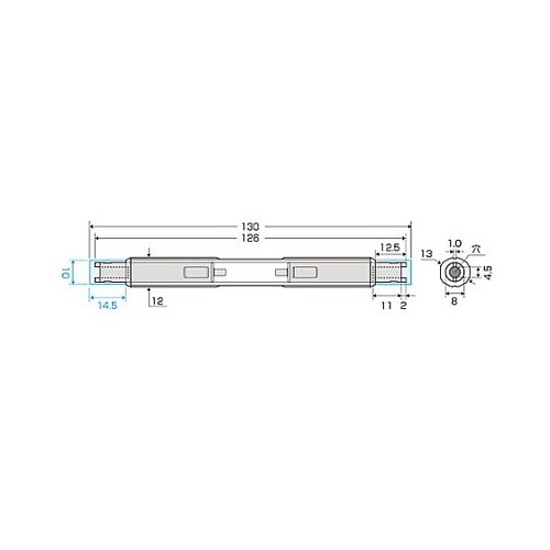 130mm 電気メーター用絶縁ドライバー