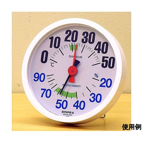 φ140mm 温度・湿度計 EA728E