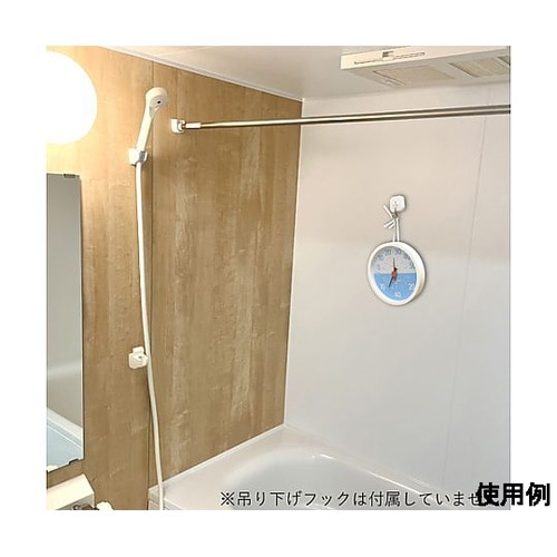 φ140x29mm バス用温度・湿度計