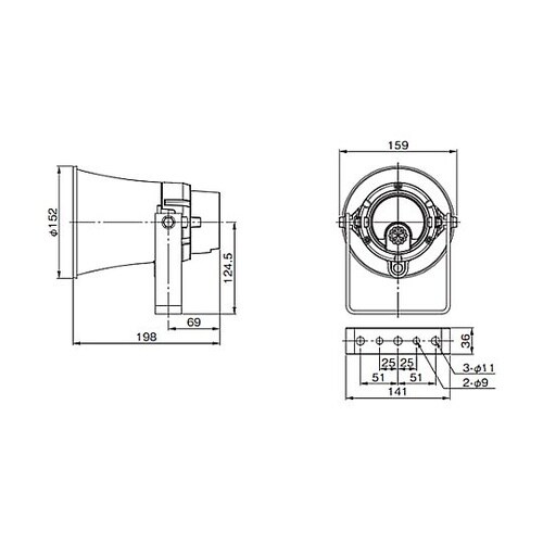 5W 防滴型スピーカー EA763CS−