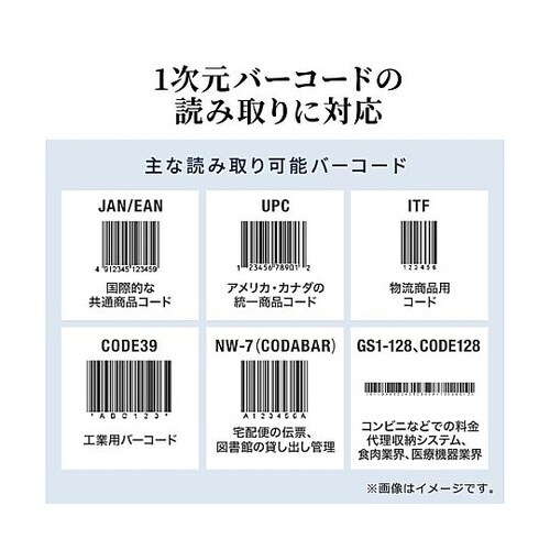 1次元レーザーバーコードリーダー(スタン