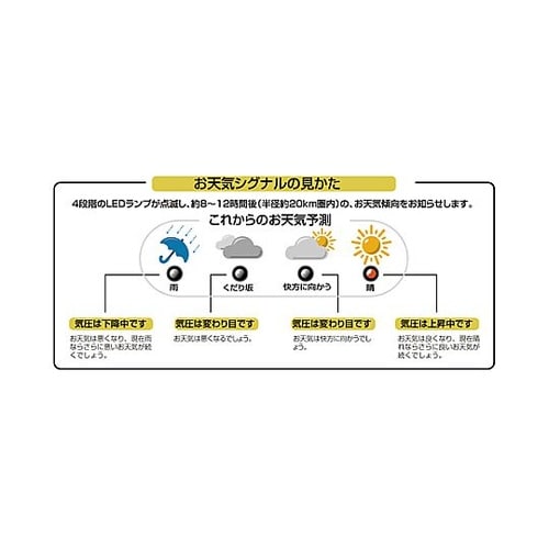 φ265mm 掛時計(温度・湿度計付)