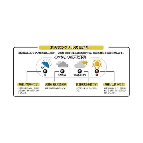 φ270mm 掛時計(温度・湿度計付)
