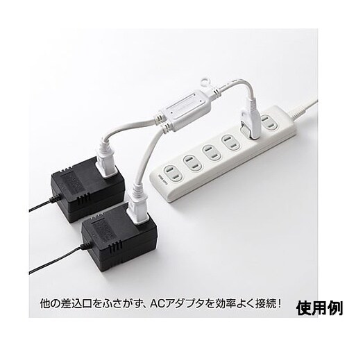 125V/15Ax0.4m 分配コード(