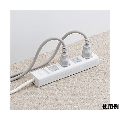 AC125V/15Ax5m タップ(4口