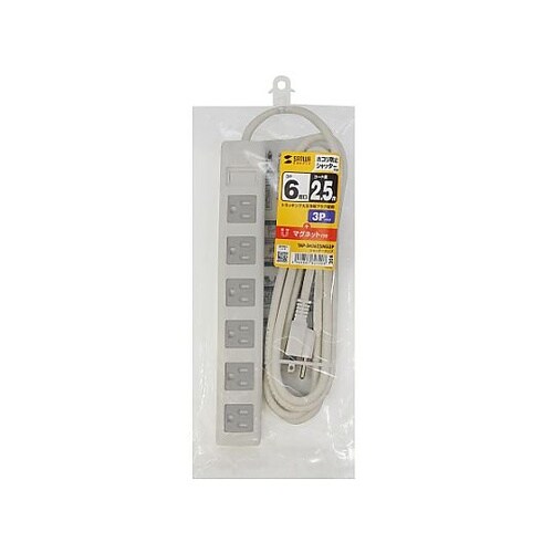 AC125V/15Ax2.5m タップ(