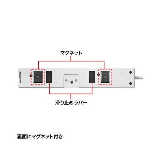 AC125V/15Ax2m タップ(7口