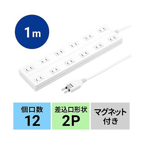 AC125V/12Ax1m タップ(12