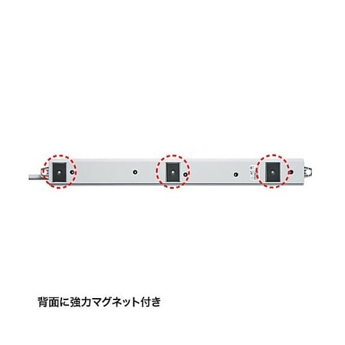 AC125V/15Ax1m タップ(6口