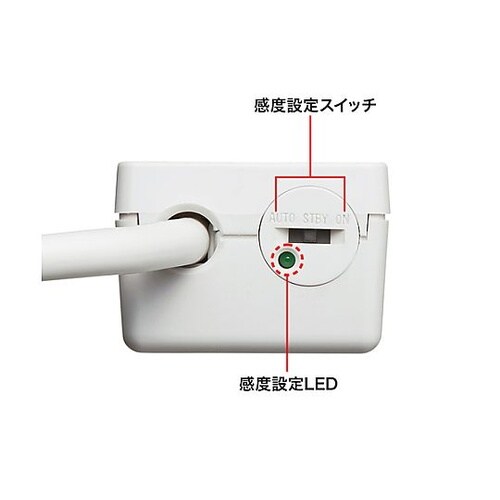 125V/15Ax2m パソコン連動タッ