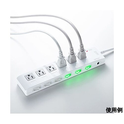 125V/15Ax2m 省エネタップ(6