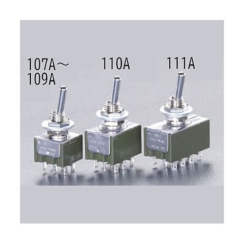 125V/4A 4極双投/トグルスイッチ